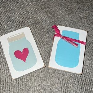 Farm House | Teal Decor‎ | Wooden Country Blocks